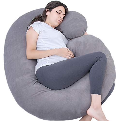1 MIDDLE ONE C-Shaped Pregnancy Pillow