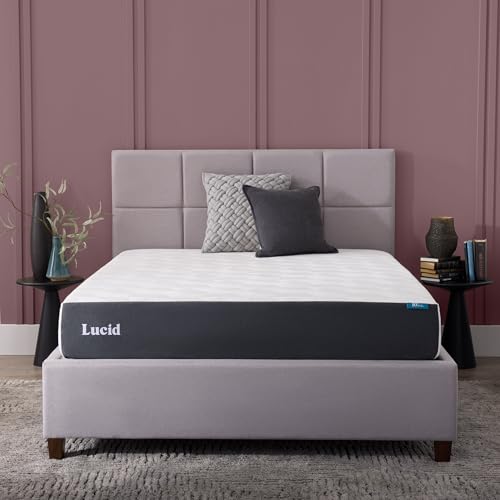 LUCID 10 Inch Medium Gel Memory Foam Mattress