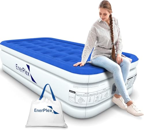 EnerPlex 13-Inch Twin Air Mattress with Built-In Pump