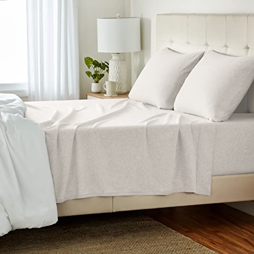 Amazon Basics Cotton Jersey Knit Sheet Set