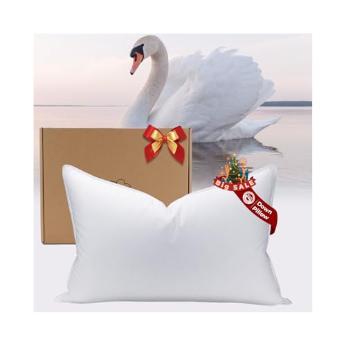 PlushHavenCloud White Goose Down Pillow