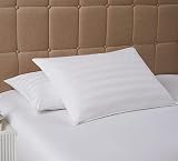 DOWNLITE Extra Thin Down Pillow for Stomach Sleepers