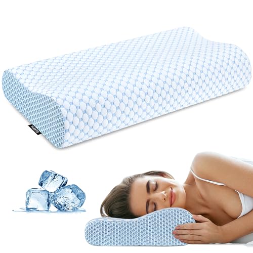 Ylekto Contour Cooling Memory Foam Pillow