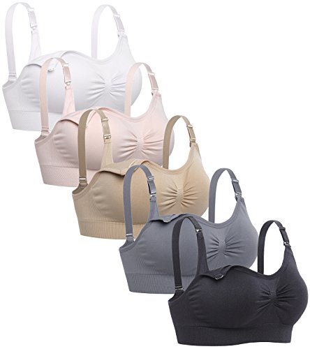 Lataly Wirefree Sleeping Nursing Bra 5-Pack