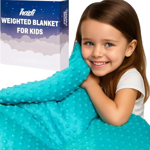 Hazli Kids Weighted Blanket with Minky Cover