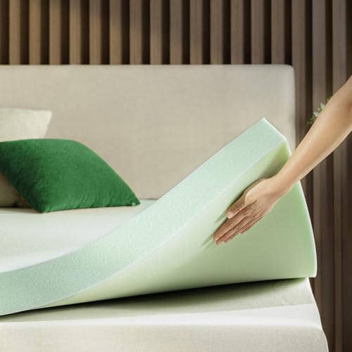 Zinus 3 Inch Green Tea Memory Foam Topper