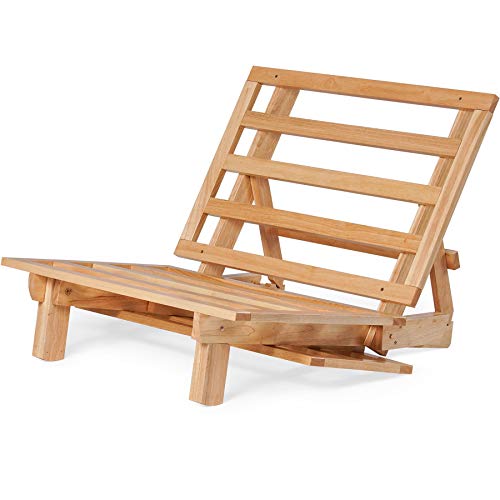 Nirvana Futons Twin Tri-Fold Wood Futon Frame