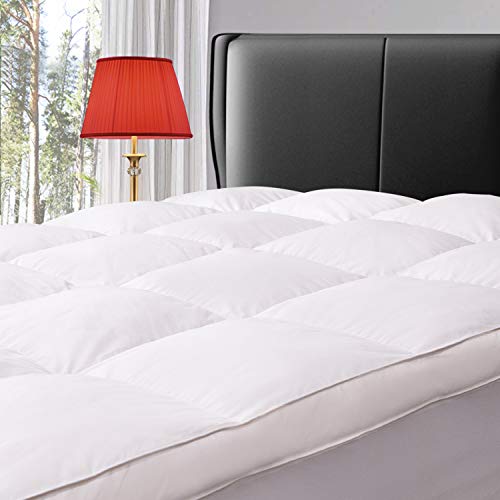 ELEMUSE Goose Down Feather Mattress Topper