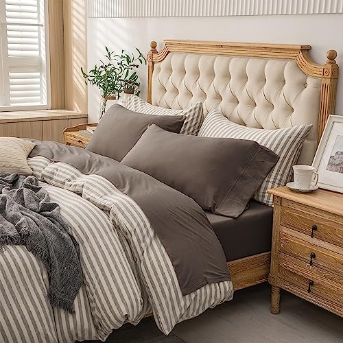 PURE ERA Jersey Knit Cotton Sheet Set