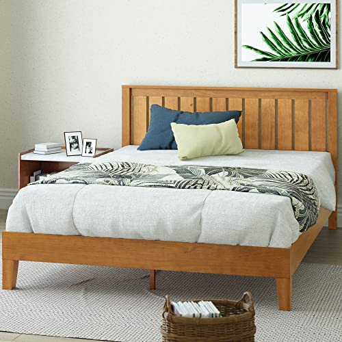 Zinus Alexis Deluxe Wood Platform Bed with Headboard