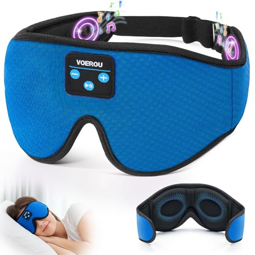 Voerou Bluetooth 5.4 Sleep Mask Headphones