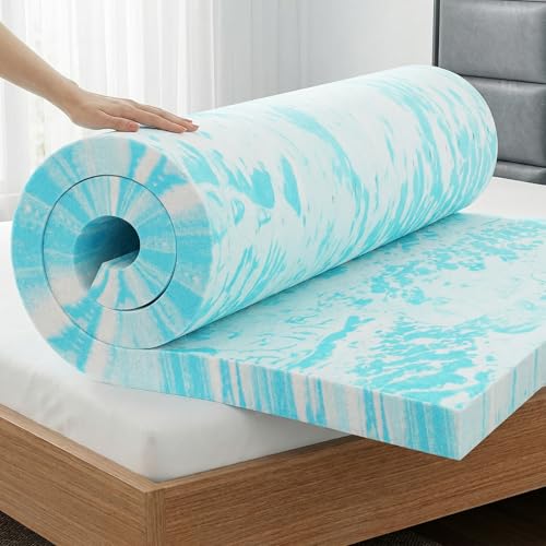 OLIXIS 2-Inch Gel Memory Foam Mattress Topper