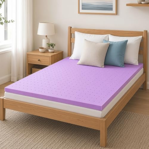 DUMOS 3-Inch Gel Memory Foam Topper